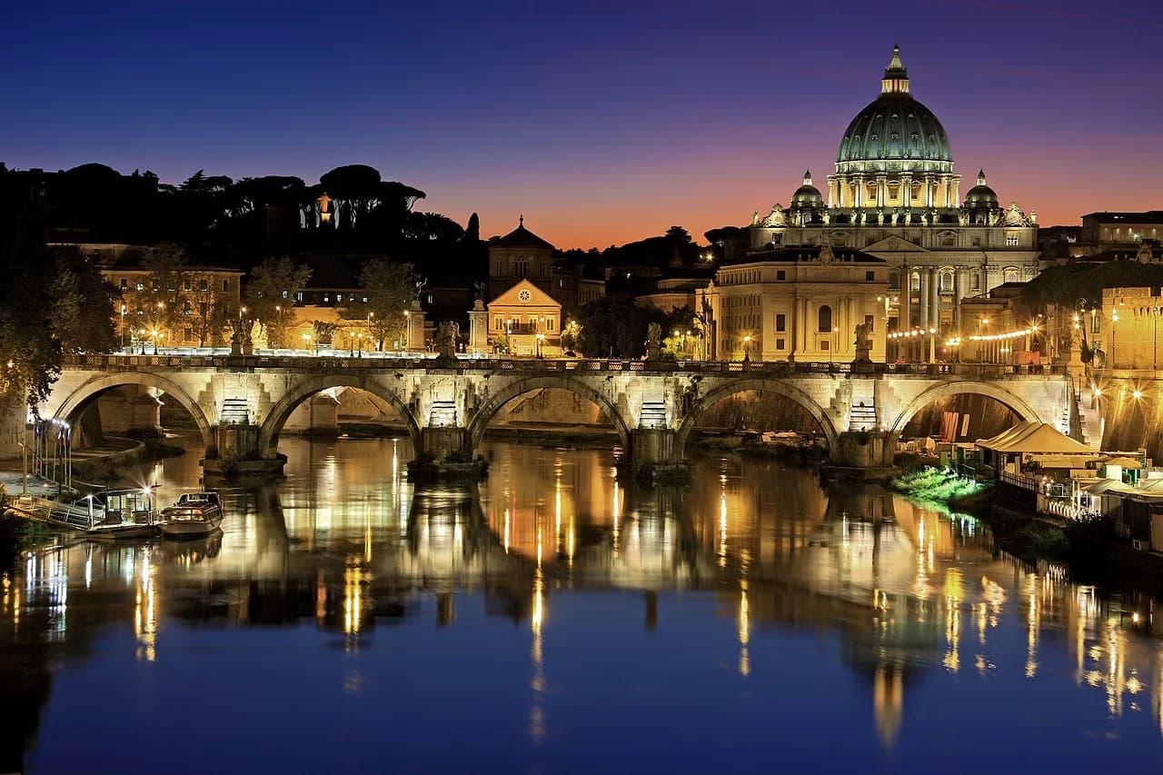 De belangrijkste bezienswaardigheden van Rome bij nacht